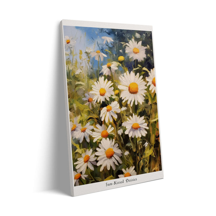 sun-kissed-daises canvas art - Shop art for home decor