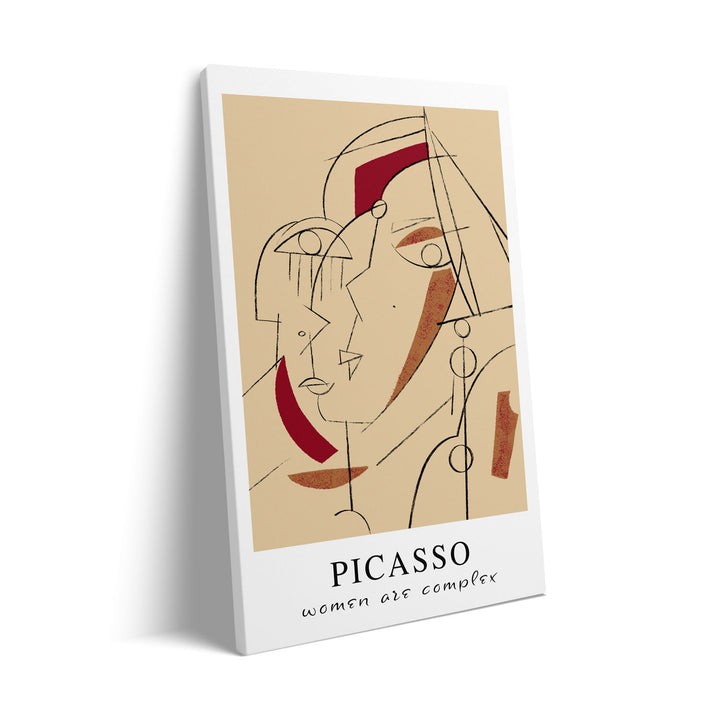 women-are-complex-pablo-picasso canvas art - Shop art for home decor