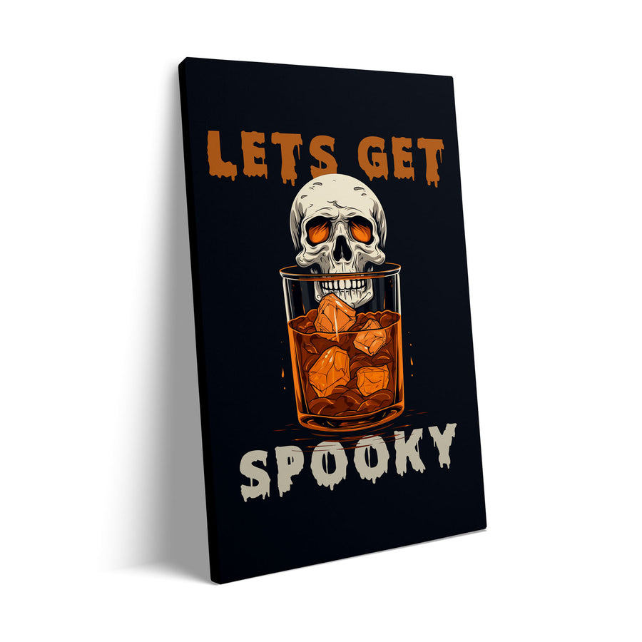 lets-get-spooky canvas art - Shop art for home decor