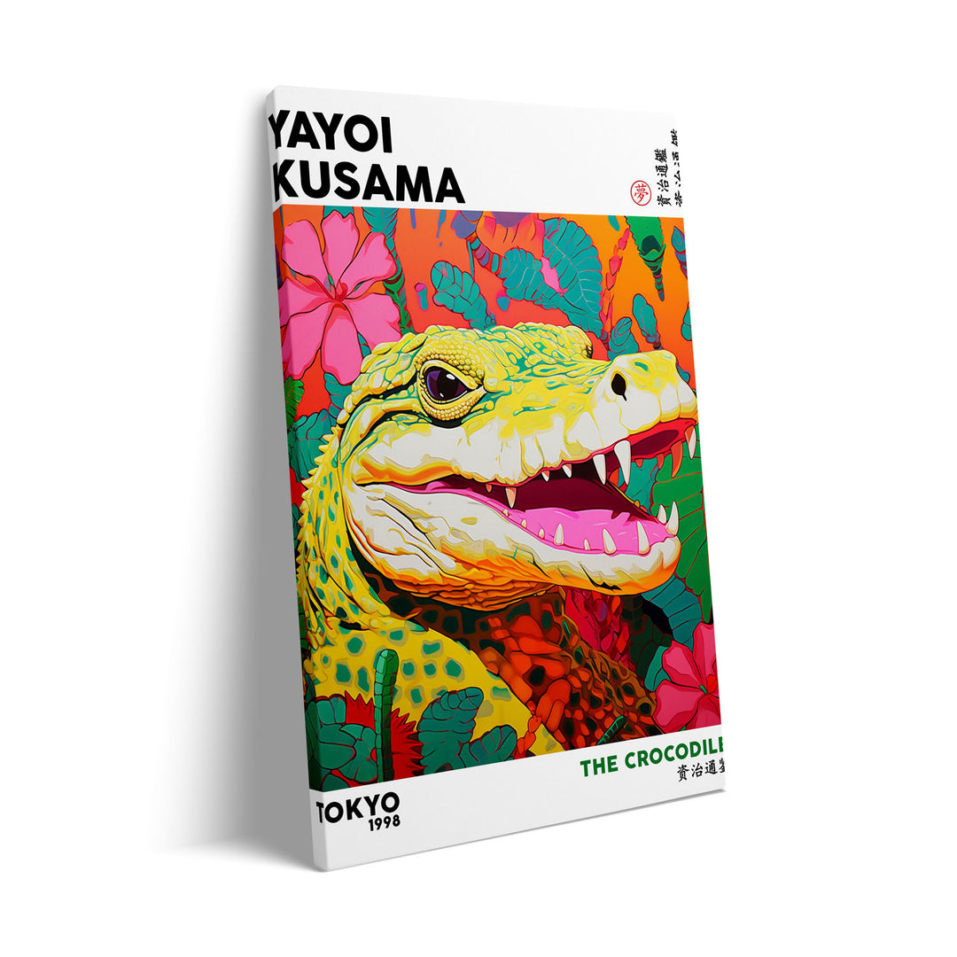 the-crocodile-yayoi-kusama canvas art - Shop art for home decor