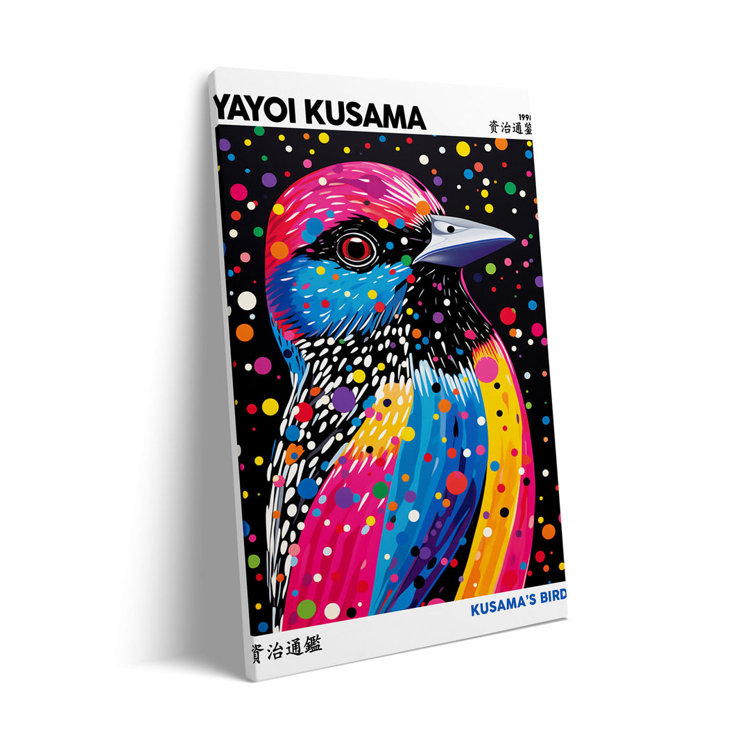 kusamas-bird-yayoi-kusama canvas art - Shop art for home decor