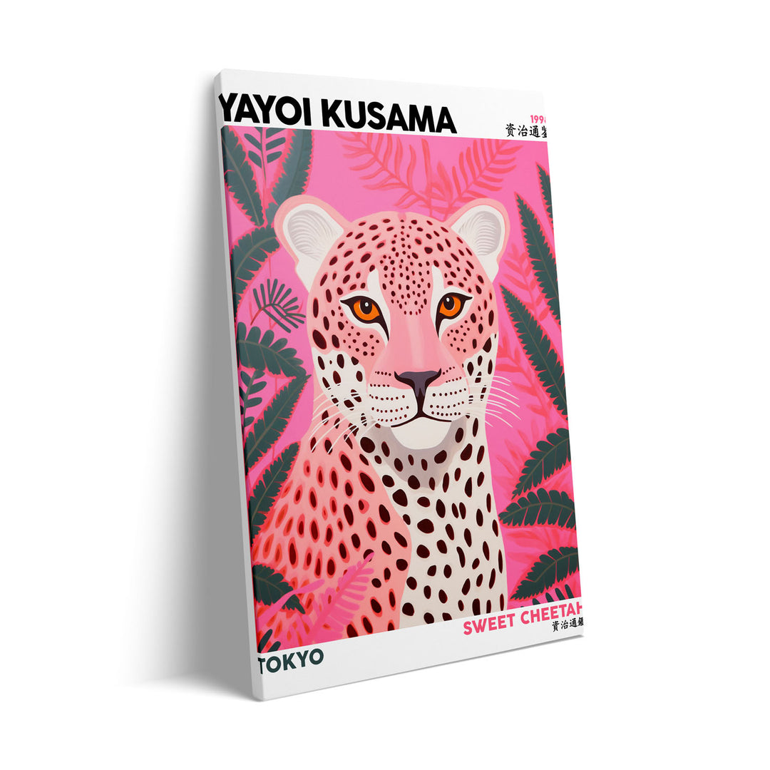 sweet-cheetah-yayoi-kusama canvas art - Shop art for home decor