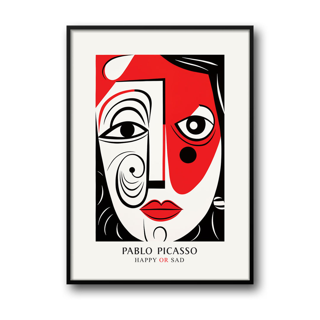 happy-or-sad-pablo-picasso canvas art - Shop art for home decor