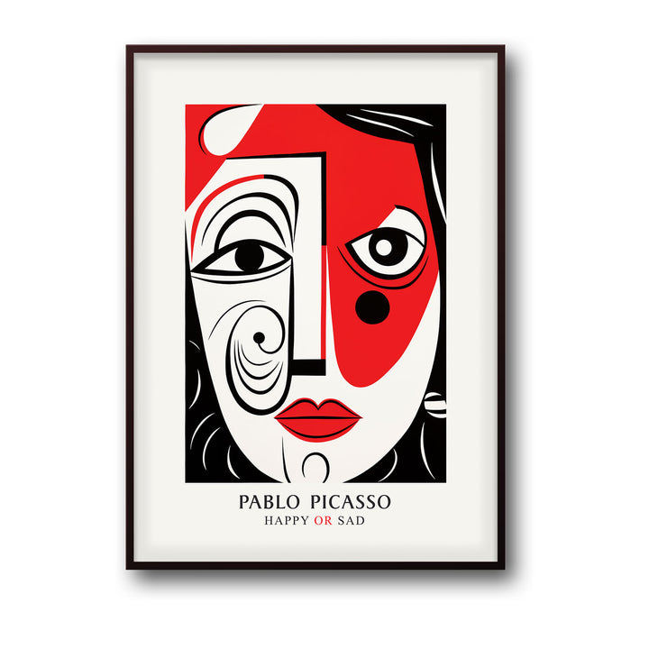 happy-or-sad-pablo-picasso canvas art - Shop art for home decor