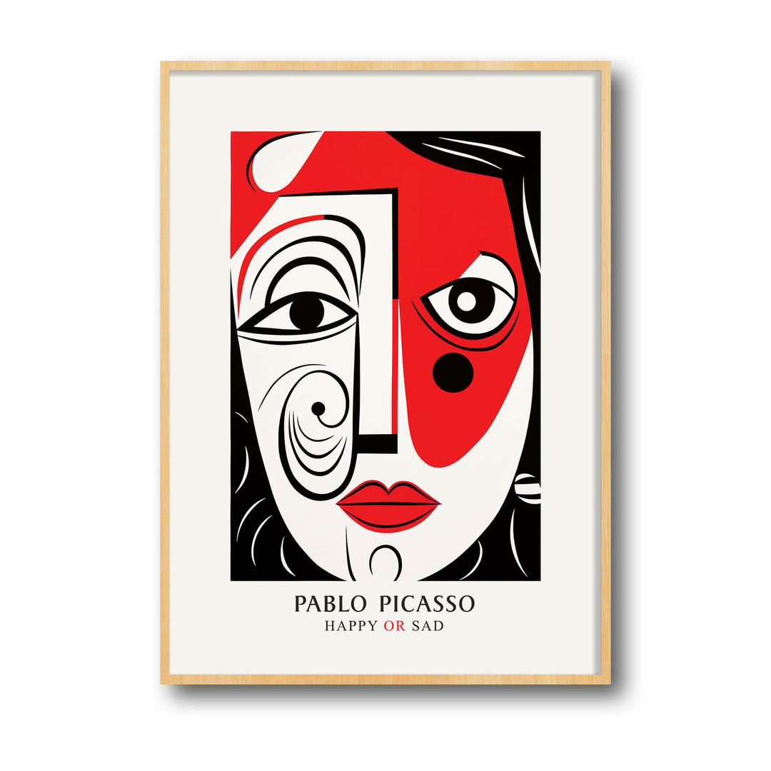 happy-or-sad-pablo-picasso canvas art - Shop art for home decor