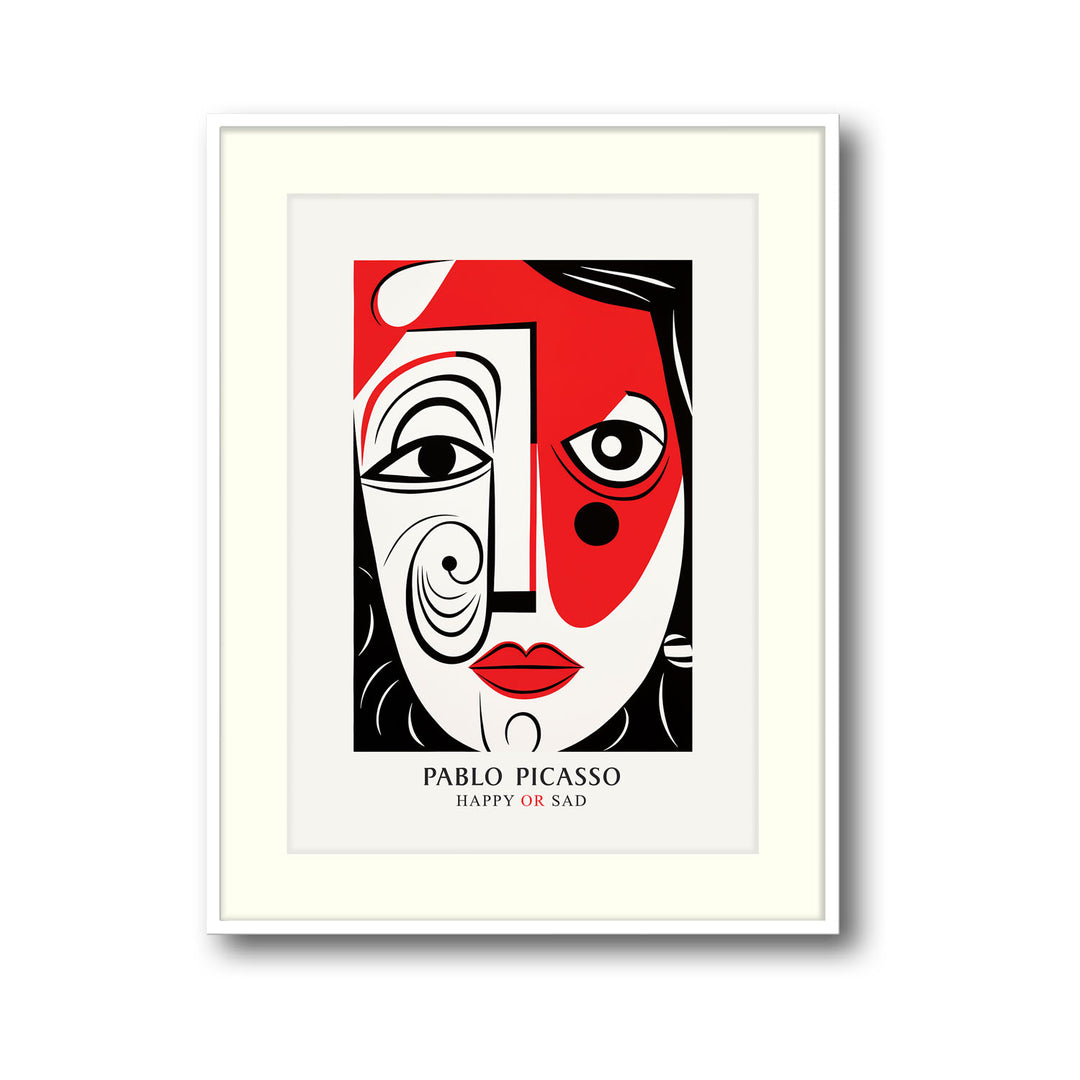 happy-or-sad-pablo-picasso canvas art - Shop art for home decor