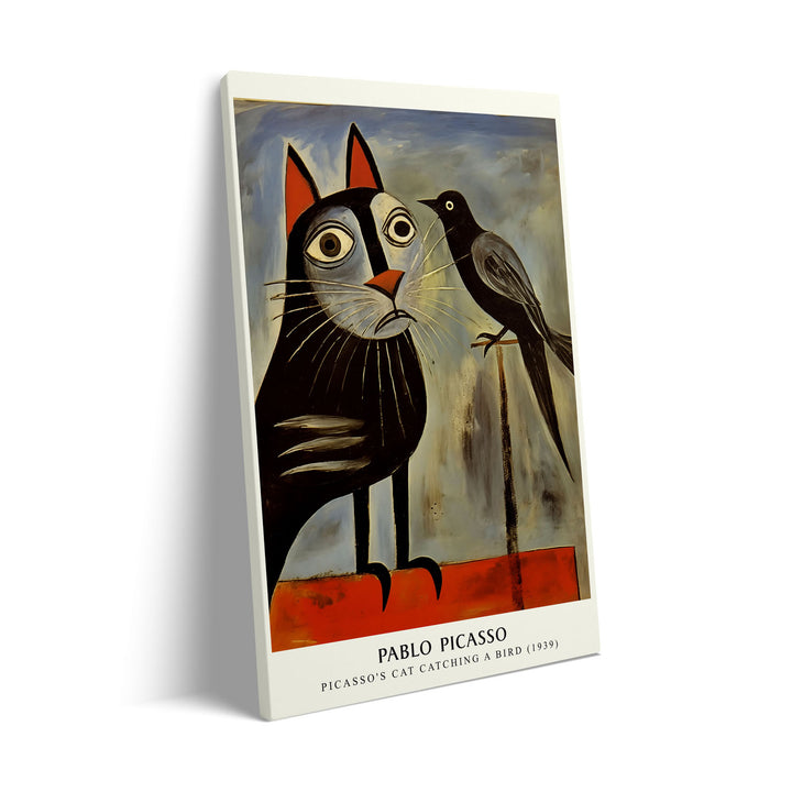 cat-catching-a-bird-pablo-picasso canvas art - Shop art for home decor