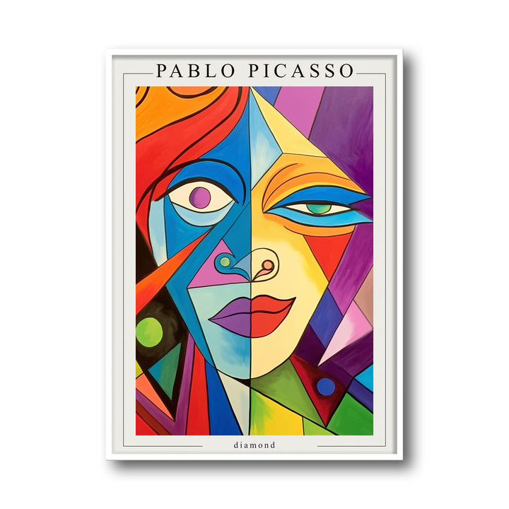 Unique diamond-pablo-picasso- Beautiful framed art print available at Raremango