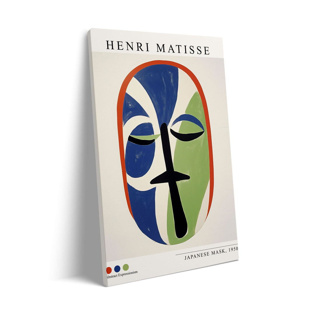 japanese-mask-henri-matisse canvas art - Shop art for home decor