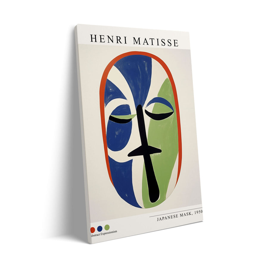 japanese-mask-henri-matisse canvas art - Shop art for home decor