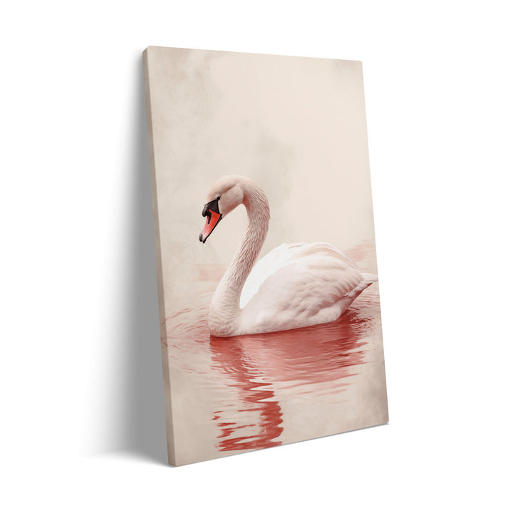 pink-swan canvas art - Shop art for home decor