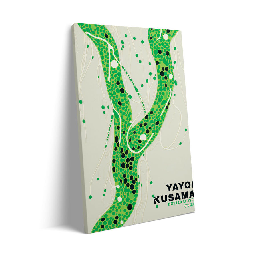 dotted-leaves-yayoi-kusama canvas art - Shop art for home decor