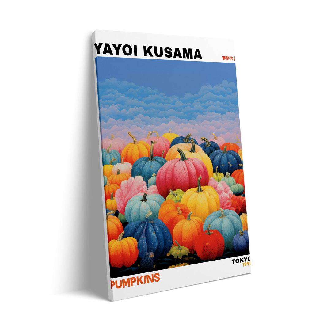 pumpkins-yayoi-kusama canvas art - Shop art for home decor