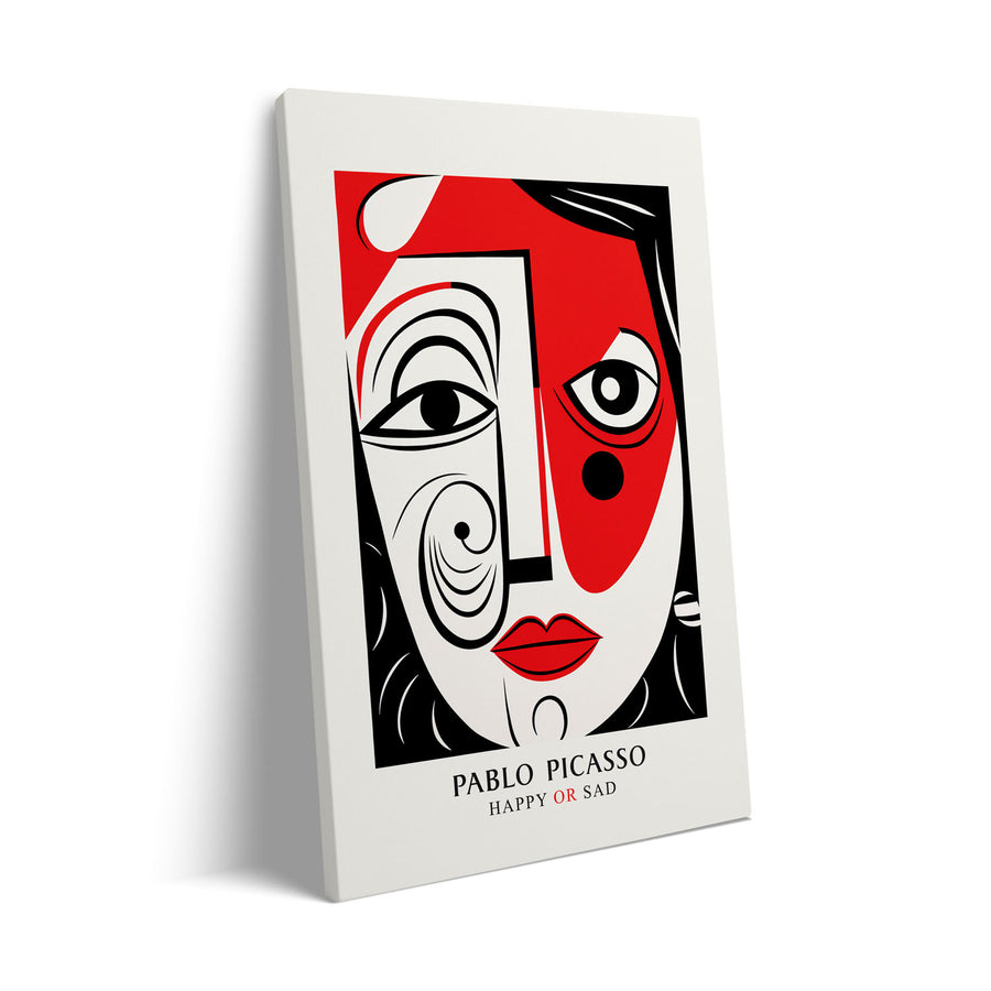 happy-or-sad-pablo-picasso canvas art - Shop art for home decor