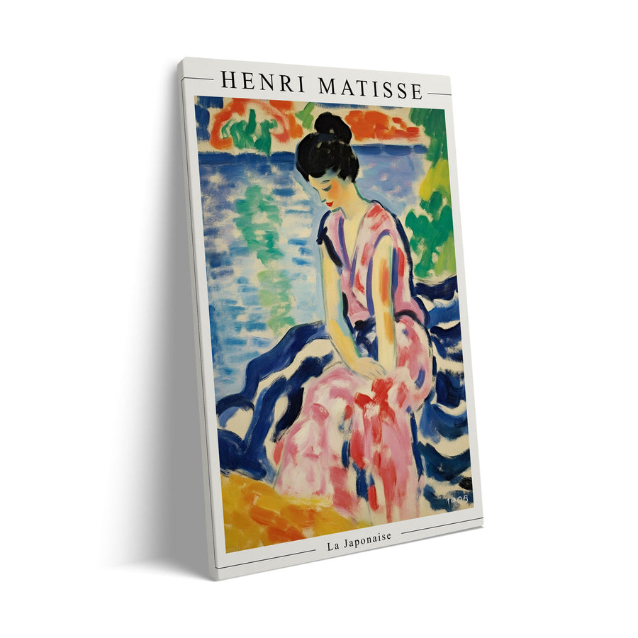 la-japonaise-henir-matisse canvas art - Shop art for home decor