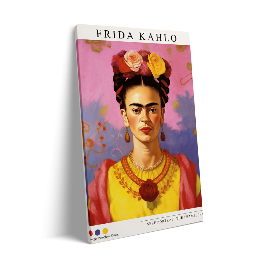 Unique self-portrait-7-frida-kahlo- Beautiful framed art print available at Raremango