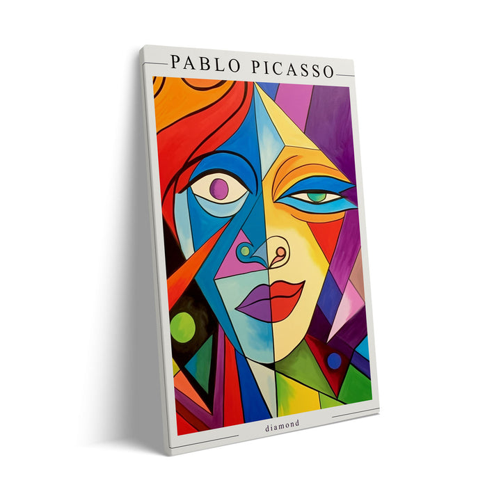 Unique diamond-pablo-picasso- Beautiful framed art print available at Raremango