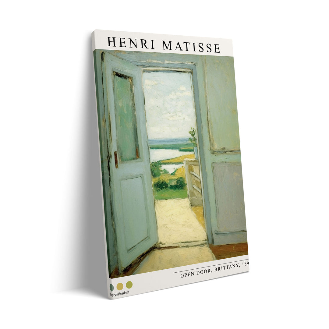 Unique open-door-brittany-1896-henri-matisse- Beautiful framed art print available at Raremango