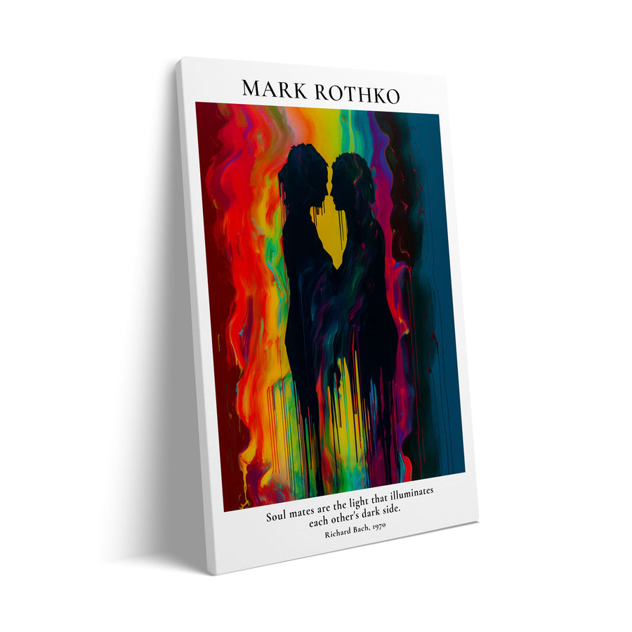 Unique soul-mates-mark-rothko- Beautiful framed art print available at Raremango