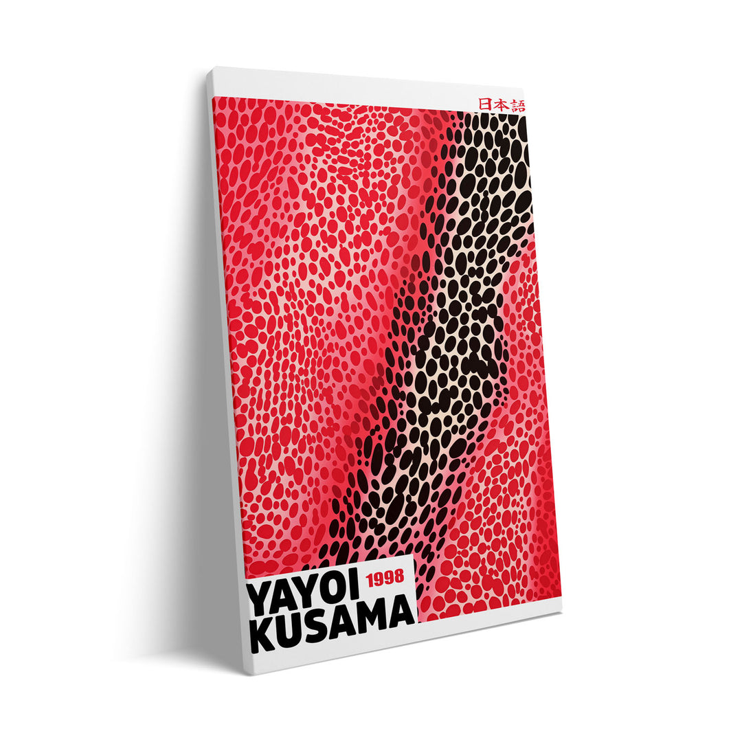 Unique dotted-valley-yayoi-kusama- Beautiful framed art print available at Raremango