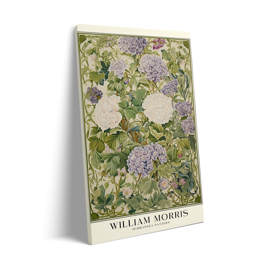 Unique hydrangea-william-morris- Beautiful framed art print available at Raremango