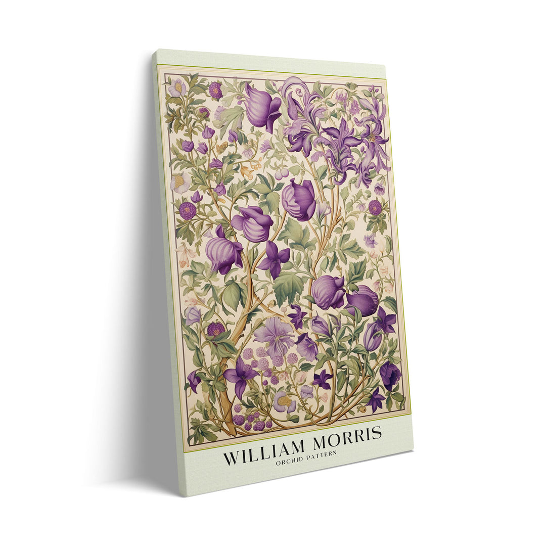 Unique orchid-william-morris- Beautiful framed art print available at Raremango