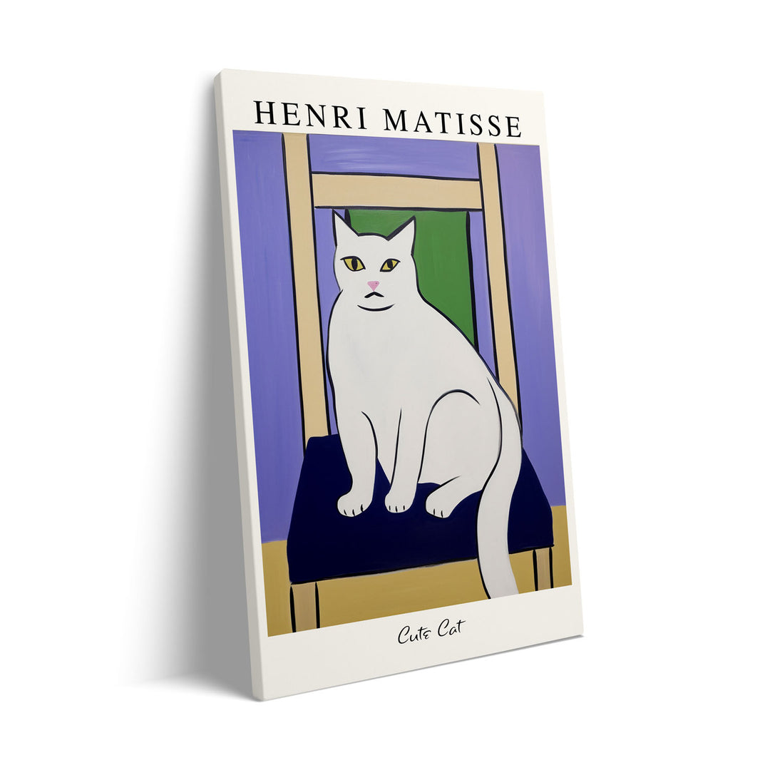 Unique matisses-cat-ii-henri-matisse- Beautiful framed art print available at Raremango