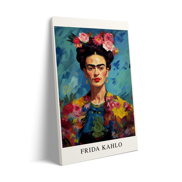 Unique self-potrait-8-frida-kahlo- Beautiful framed art print available at Raremango