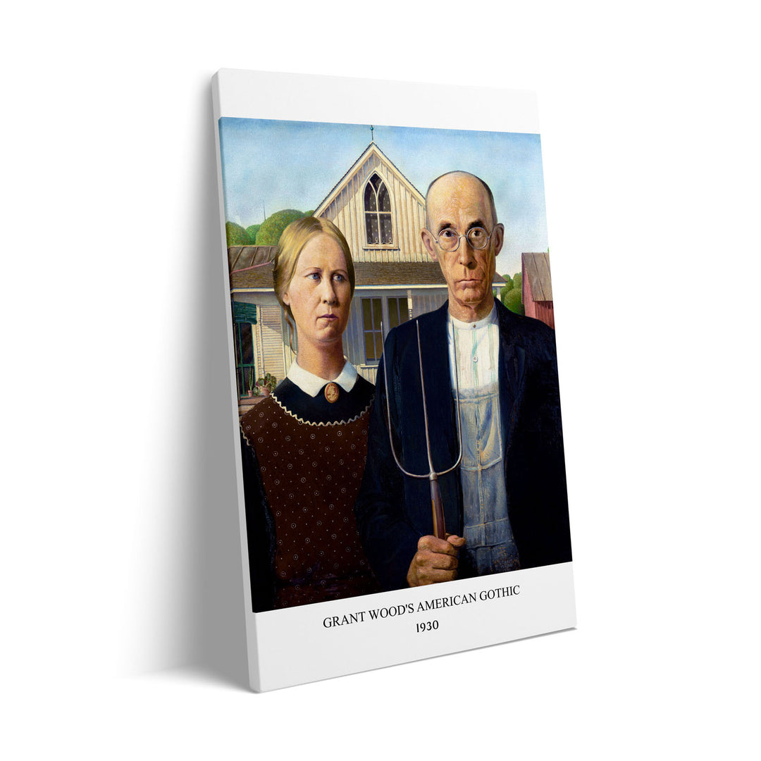 Unique american-gothic- Beautiful framed art print available at Raremango