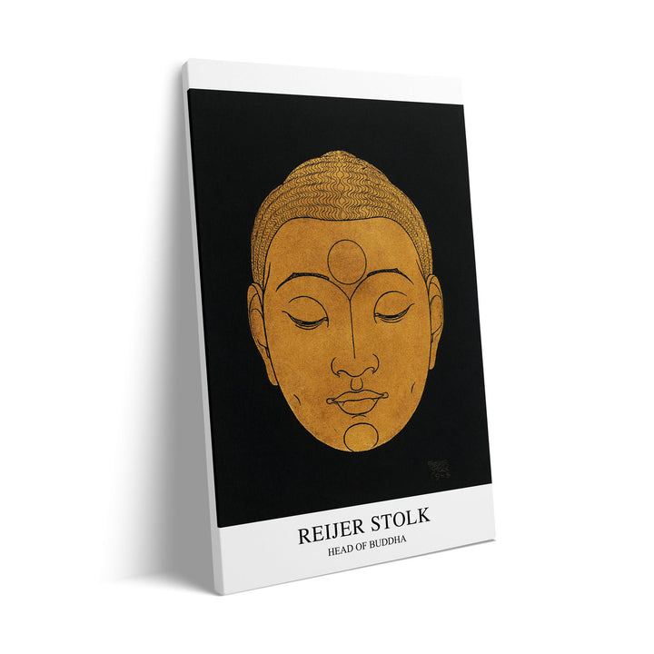 Unique head-of-a-buddha-reijer-stock- Beautiful framed art print available at Raremango