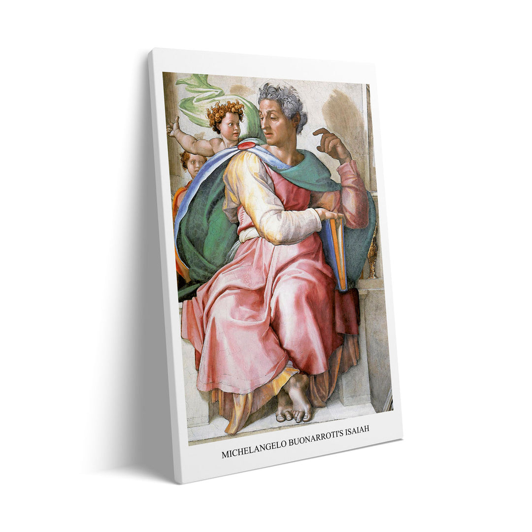 Unique prophet-isaiah-michelangelo- Beautiful framed art print available at Raremango