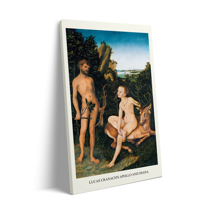 Unique apollo-and-diana-lucas-cranach-the-elder- Beautiful framed art print available at Raremango