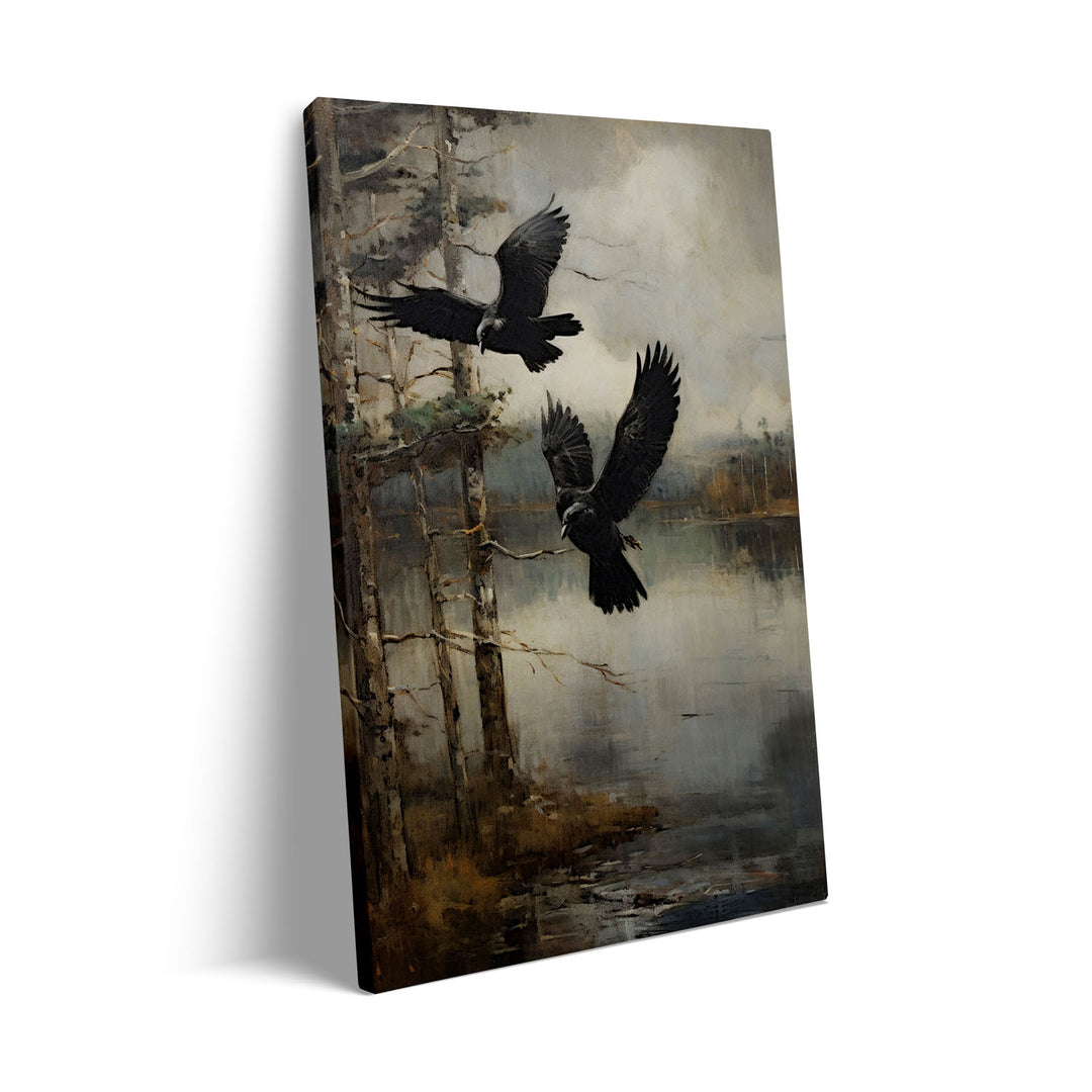 Unique ravens- Beautiful framed art print available at Raremango