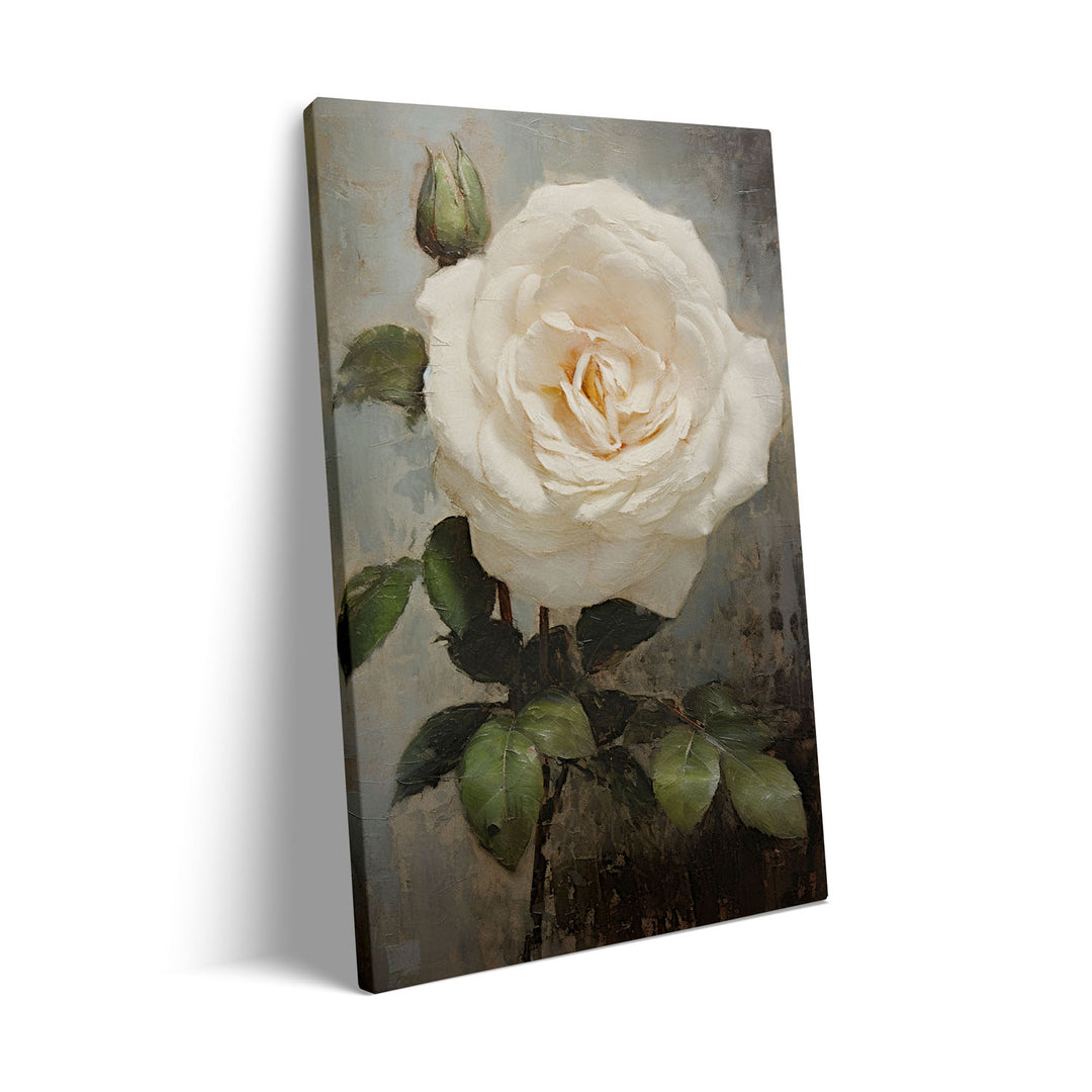 Unique white-rose- Beautiful framed art print available at Raremango