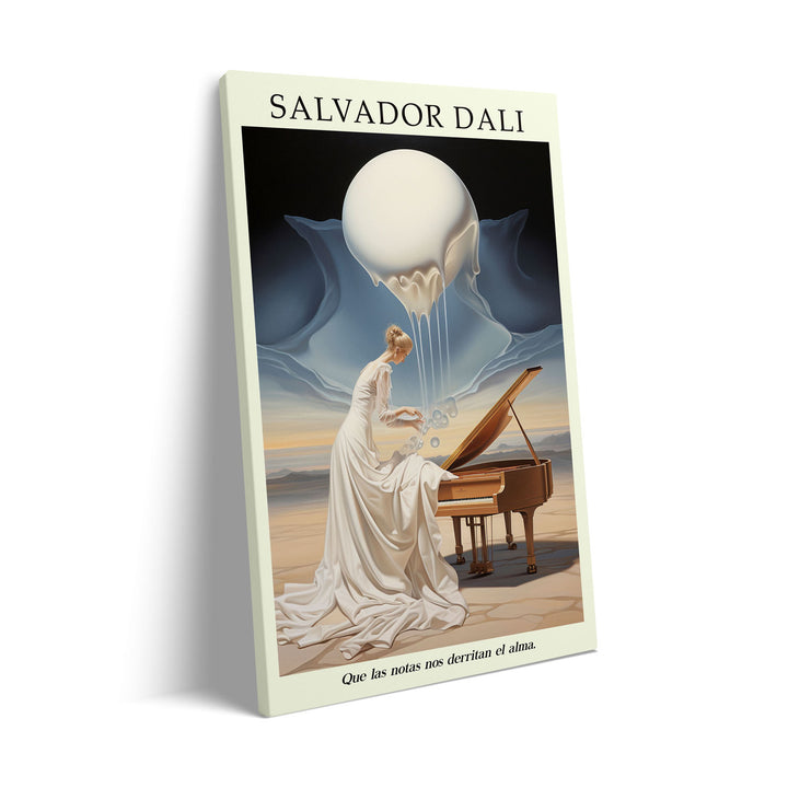 Unique surreal-piano-salvador-dali- Beautiful framed art print available at Raremango