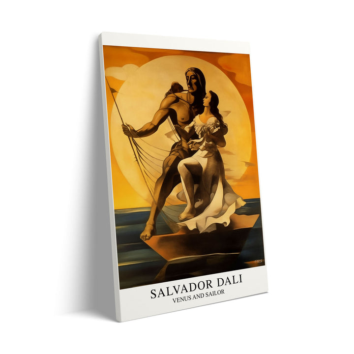 Unique venus-and-sailor-salvador-dali- Beautiful framed art print available at Raremango