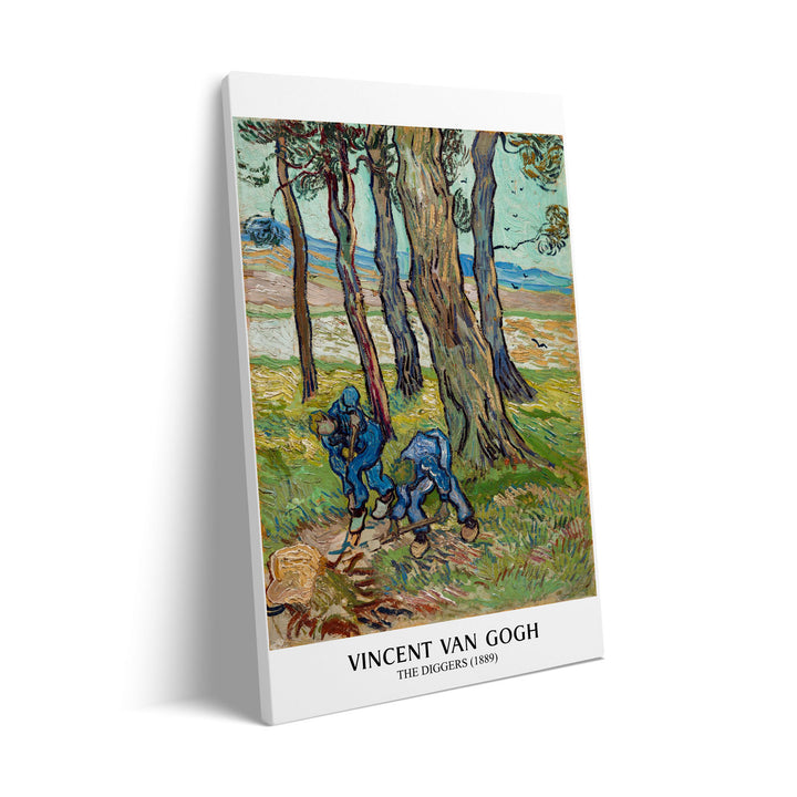 Unique the-diggers-1889-vincent-van-gogh- Beautiful framed art print available at Raremango