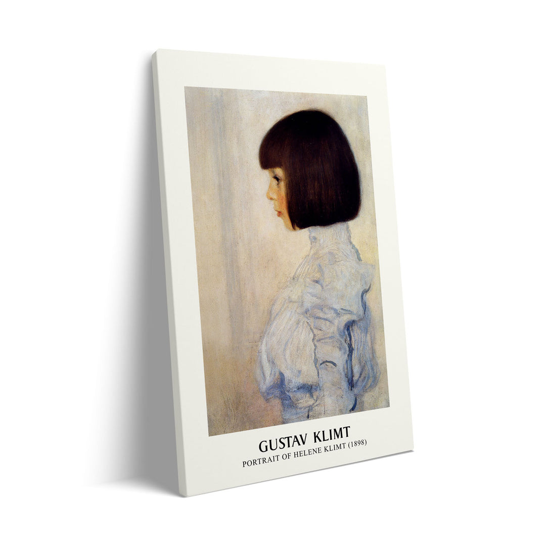 Unique portrait-of-helene-klimt-gustav-klimt- Beautiful framed art print available at Raremango