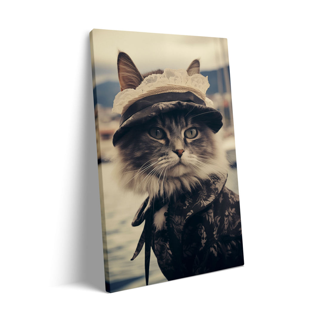 Unique madame-cat- Beautiful framed art print available at Raremango