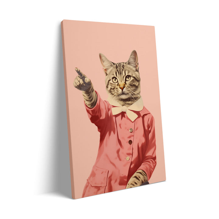 Unique disco-cat- Beautiful framed art print available at Raremango