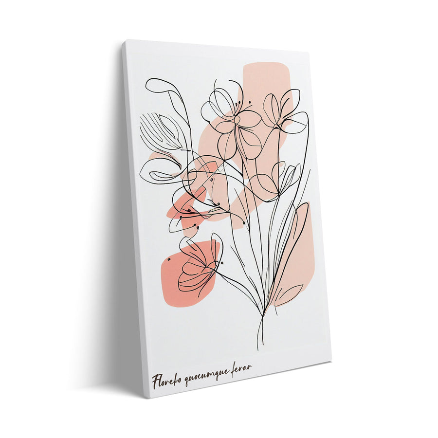 ikebana art print - High-quality canvas print from Raremango