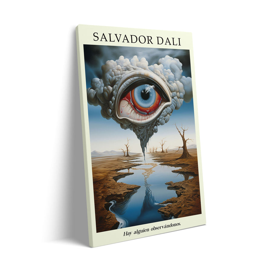 eye-in-clouds-salvador-dali art print - High-quality canvas print from Raremango