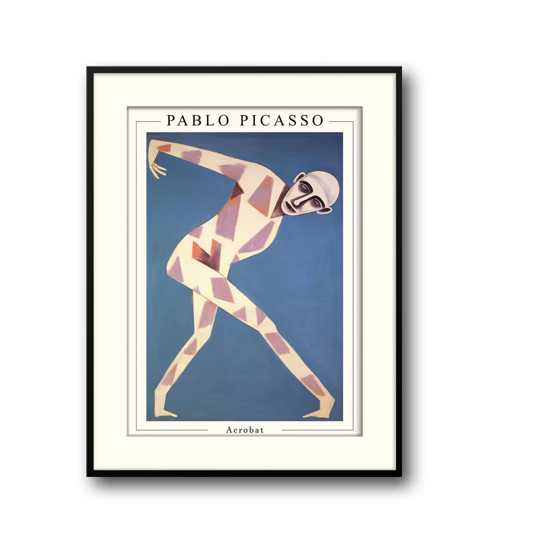 Unique acrobat-pablo-picasso- Beautiful framed art print available at Raremango