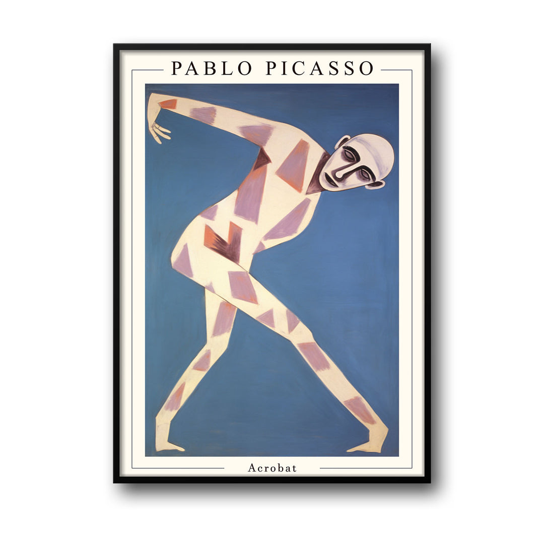 Unique acrobat-pablo-picasso- Beautiful framed art print available at Raremango