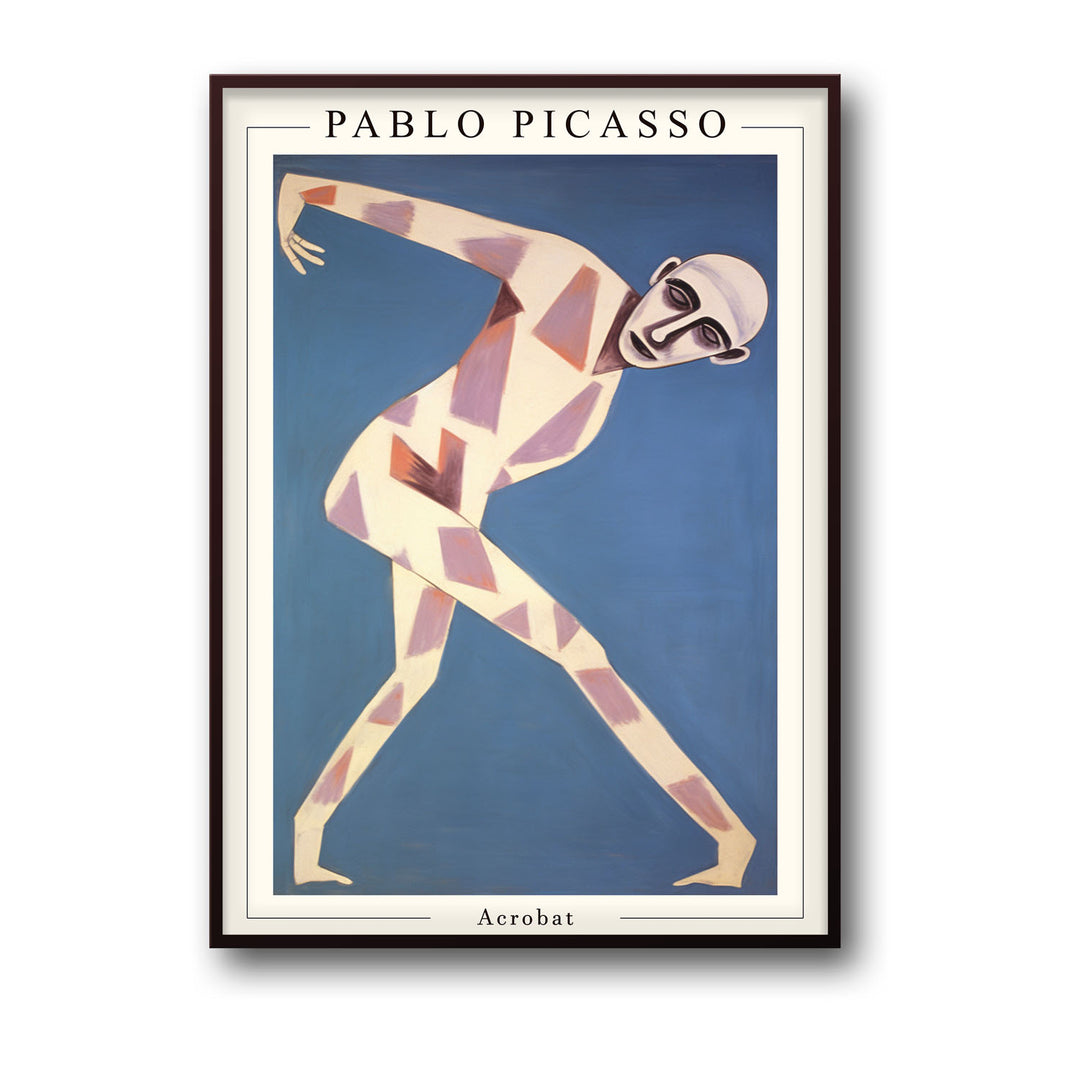 Unique acrobat-pablo-picasso- Beautiful framed art print available at Raremango