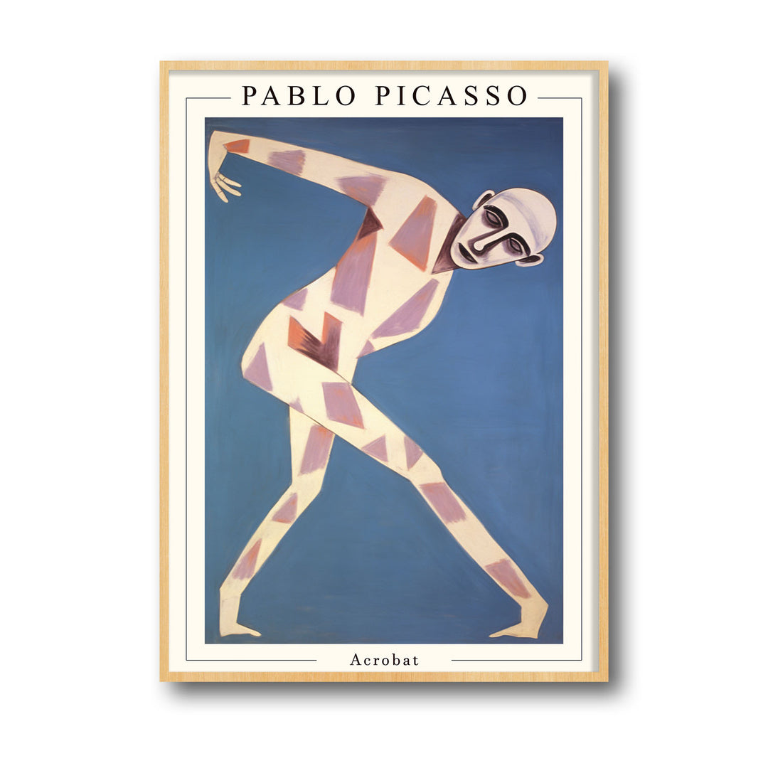 Unique acrobat-pablo-picasso- Beautiful framed art print available at Raremango