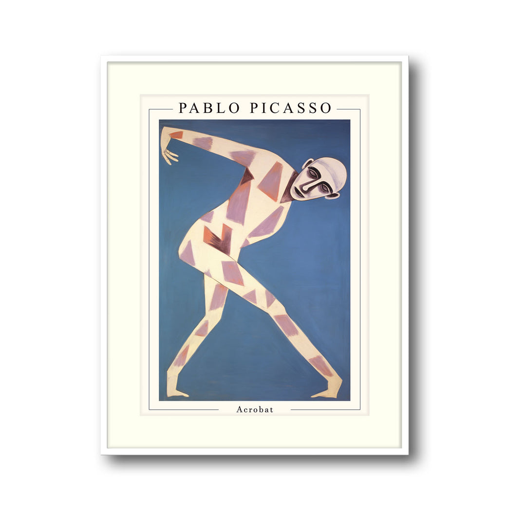 Unique acrobat-pablo-picasso- Beautiful framed art print available at Raremango