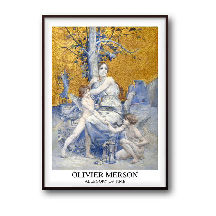 Unique allegory-of-time-olivier-merson- Beautiful framed art print available at Raremango