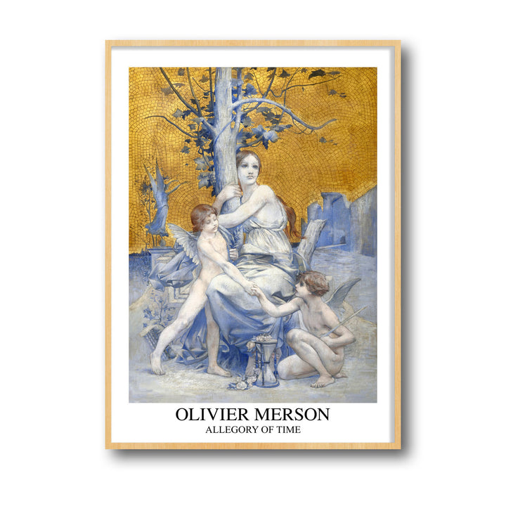 Unique allegory-of-time-olivier-merson- Beautiful framed art print available at Raremango