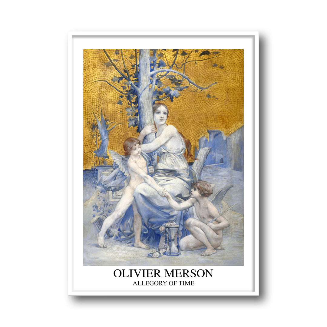 Unique allegory-of-time-olivier-merson- Beautiful framed art print available at Raremango